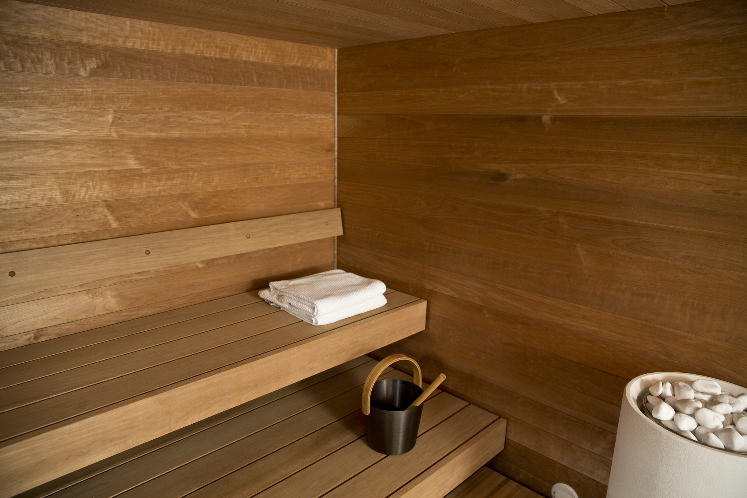 Szauna padléc 28x120mm Thermowood nyár csomómentes SHP