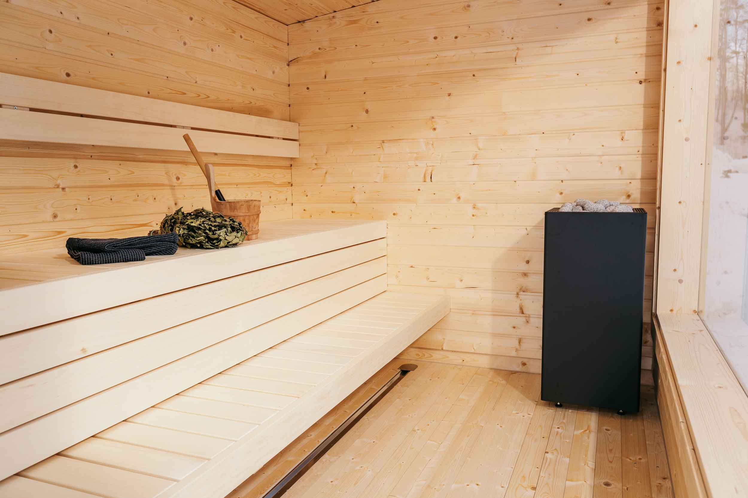 HUUM CORE 9KW fekete szaunakályha