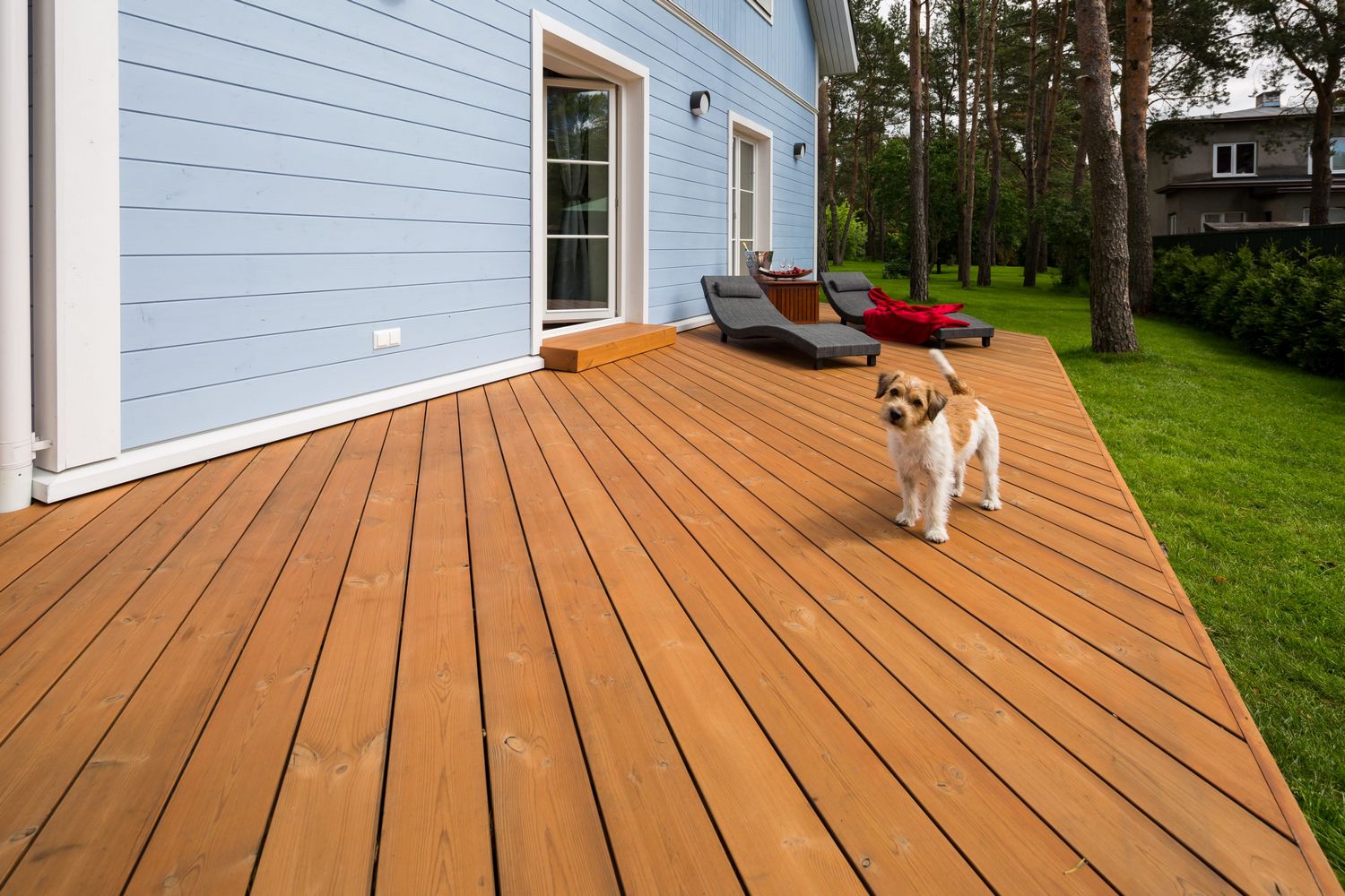 Thermowood teraszburkolat