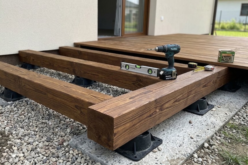 Thermowood borovi párnafa "B" minőség 42x68mm