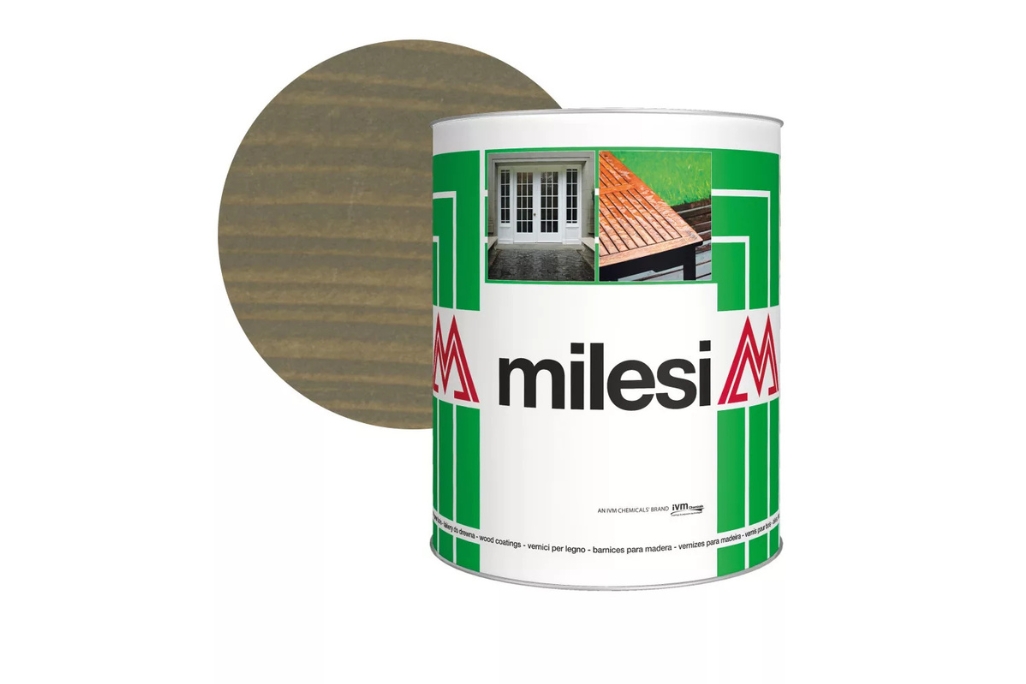 Milesi Trend vékonylazúr 5 L - XGT 7002 Oliva szürke