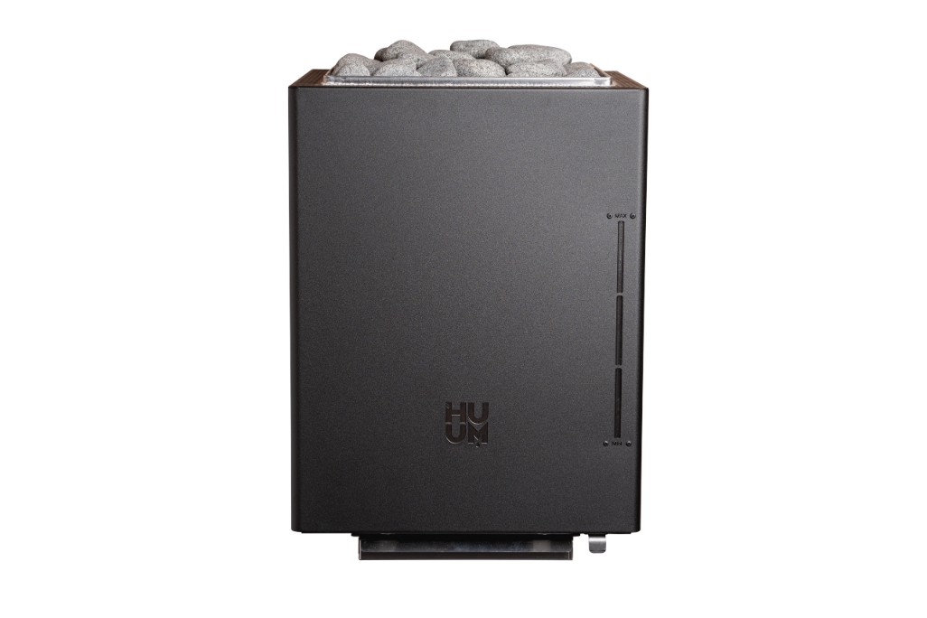 HUUM CORE Wall Combi 9 (9kW) fekete szaunakályha gőzfunkcióval