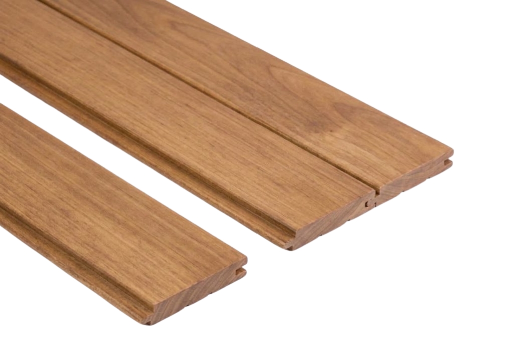 Szauna lambéria - Thermowood nyár - STS4 Kallio - 15x90mm